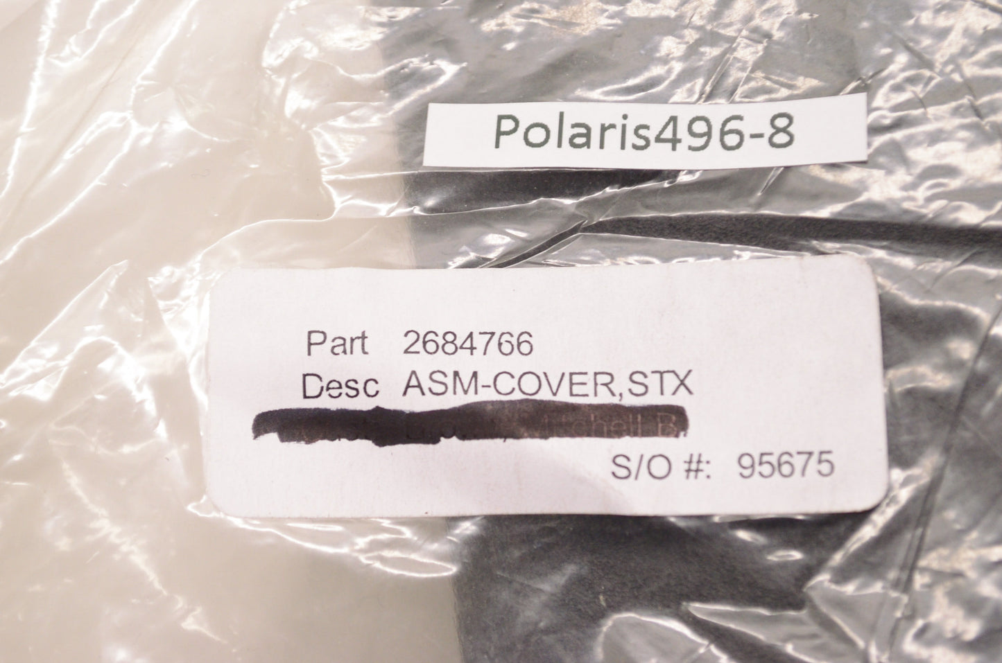 OEM Polaris 2684766 Black & White ASM Cover STX NOS