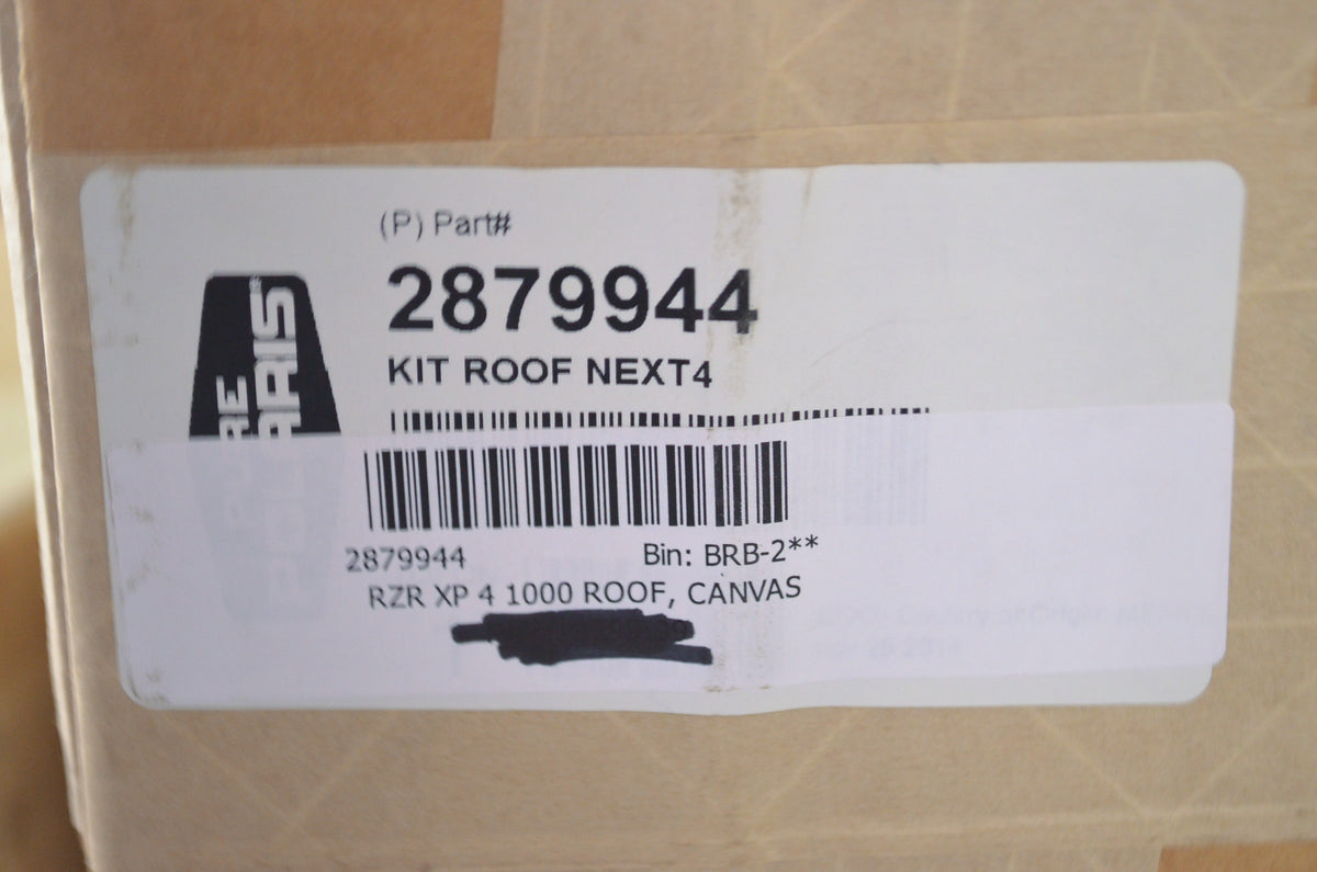 OEM Polaris 2879944 Black Soft Top Canvas Roof Kit NOS