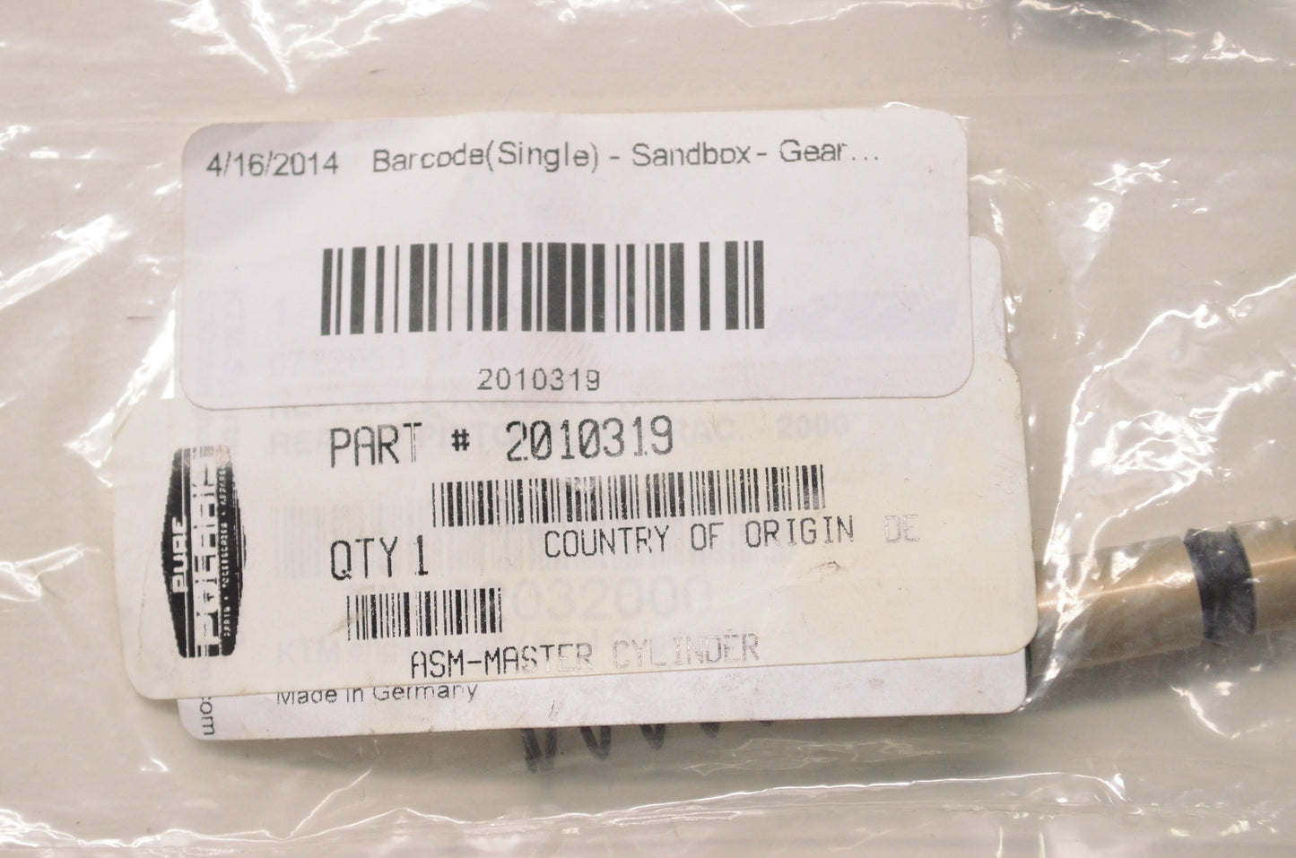 OEM Polaris 2010319 Master Cylinder Assembly NOS