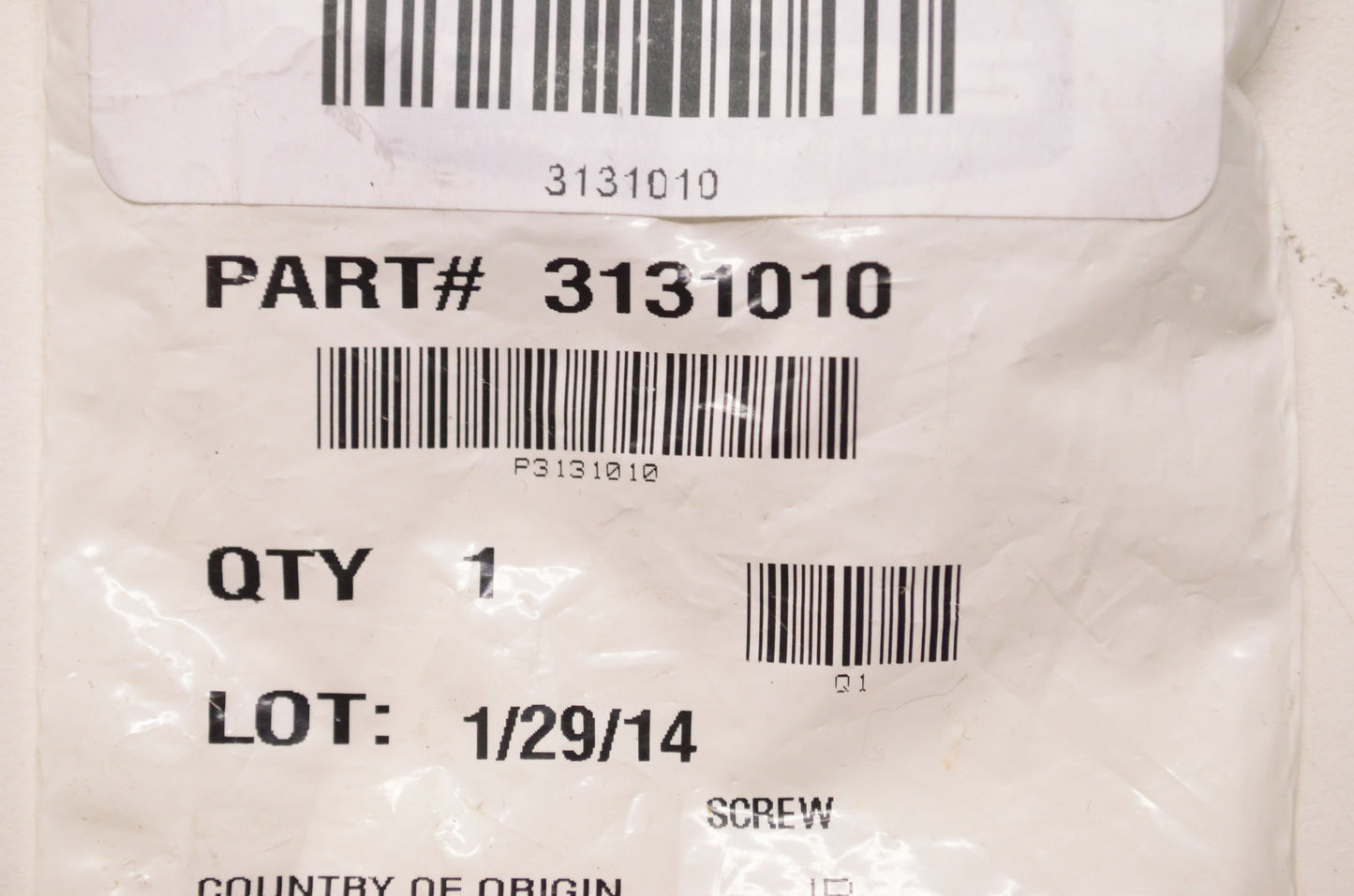 OEM Polaris 3131010 Screw