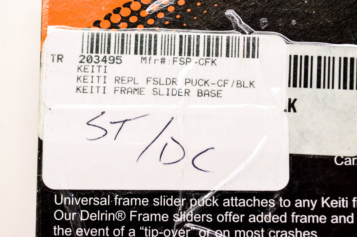 Keiti 203495, 20-3495, FSP-CFK Frame Slider Puck NOS