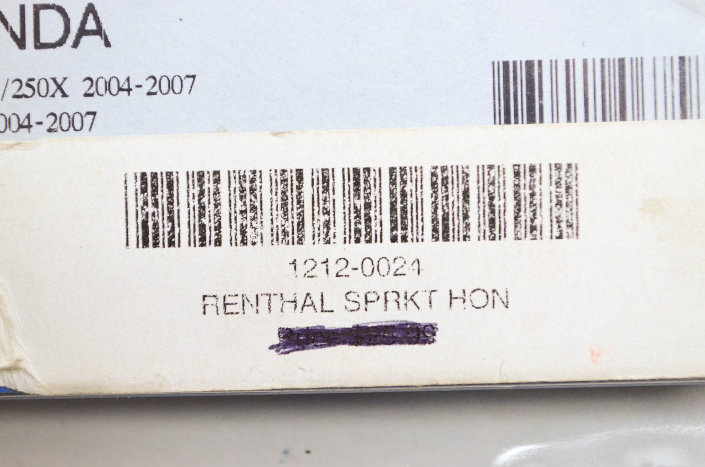 Renthal 1212-0024 Honda Drive Sprocket NOS