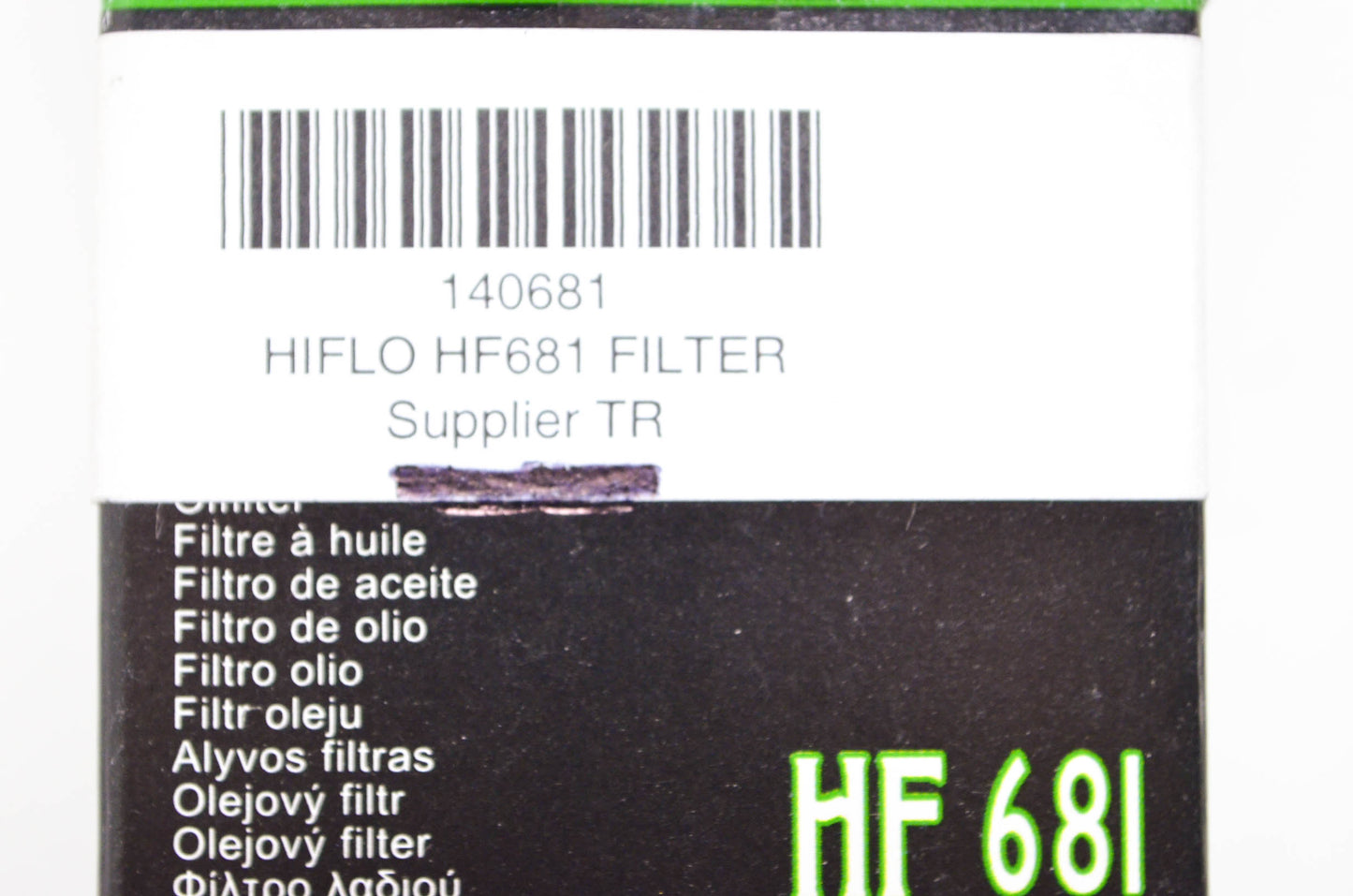 Hiflofiltro 140681, HF681 HF681 Filter NOS