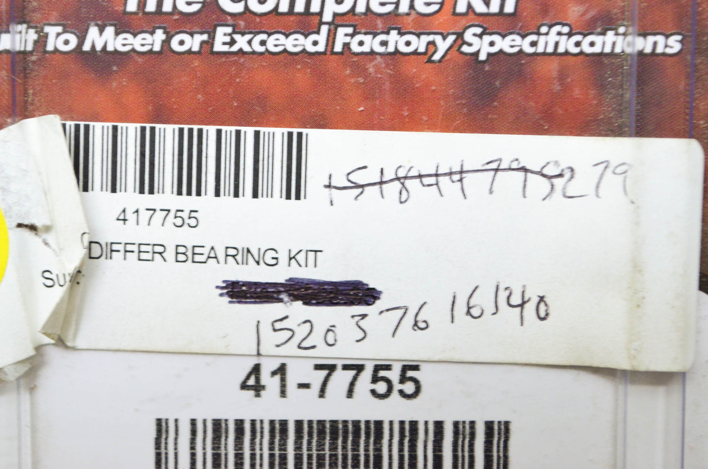 Quadboss 417755, 25-2091 Differ Bearing Kit NOS