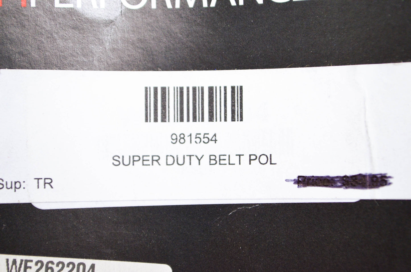 EPI WE262204 Super Duty Belt NOS