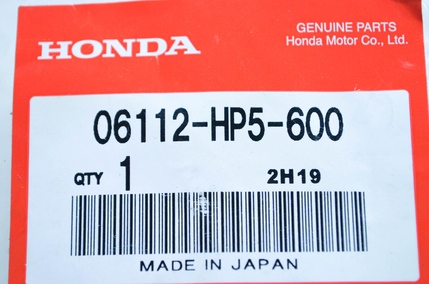 OEM Honda 06112-HP5-600 Gasket Kit B NOS