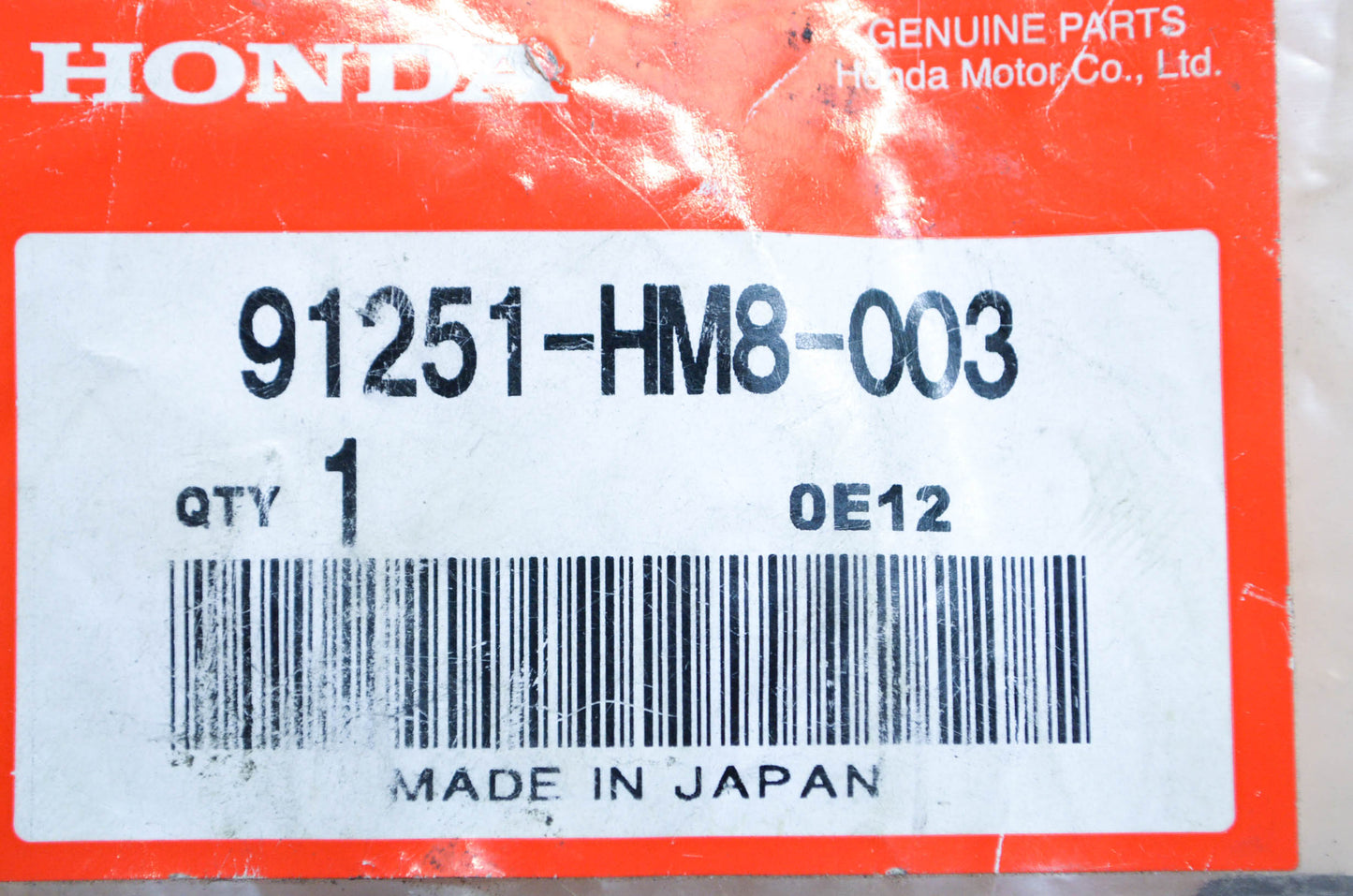 OEM Honda 91251-HM8-003 Oil Seal 34X70X11 NOS