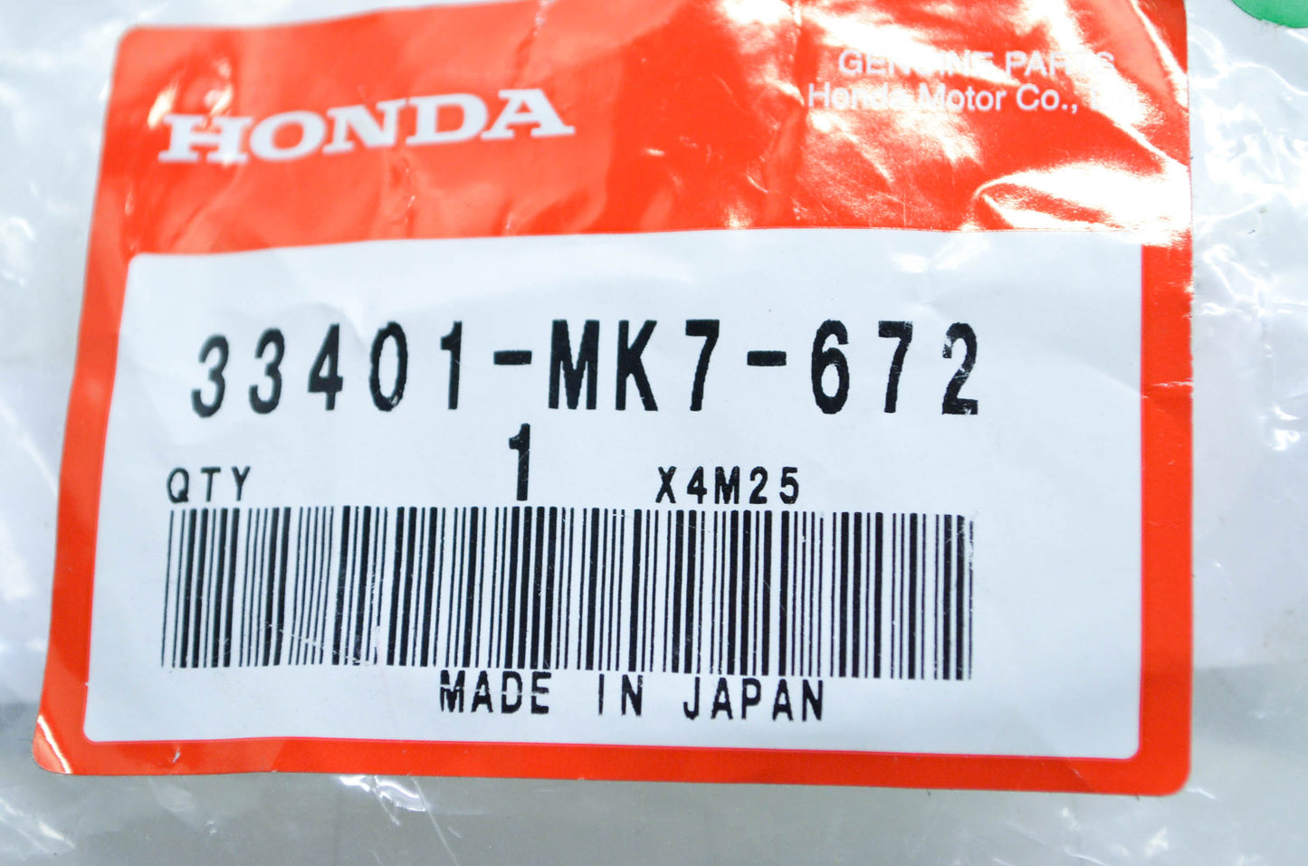 New OEM Honda 33401-MK7-672 Front Lens NOS