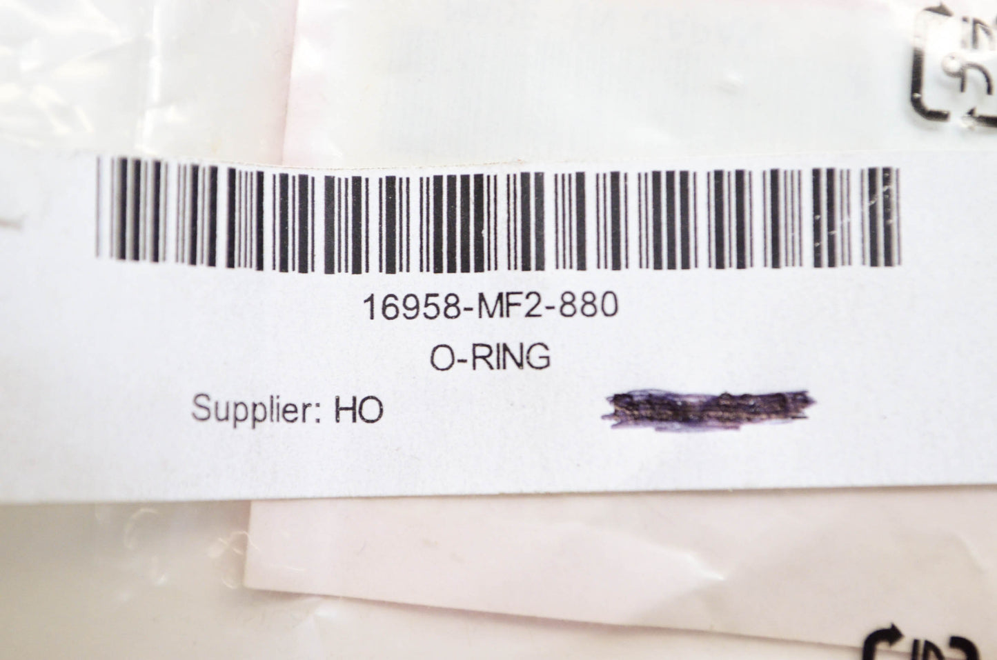 OEM Honda 16958-MF2-880 O-Ring NOS