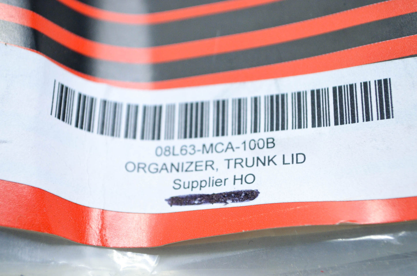 Trunk Lid Organizer NOS