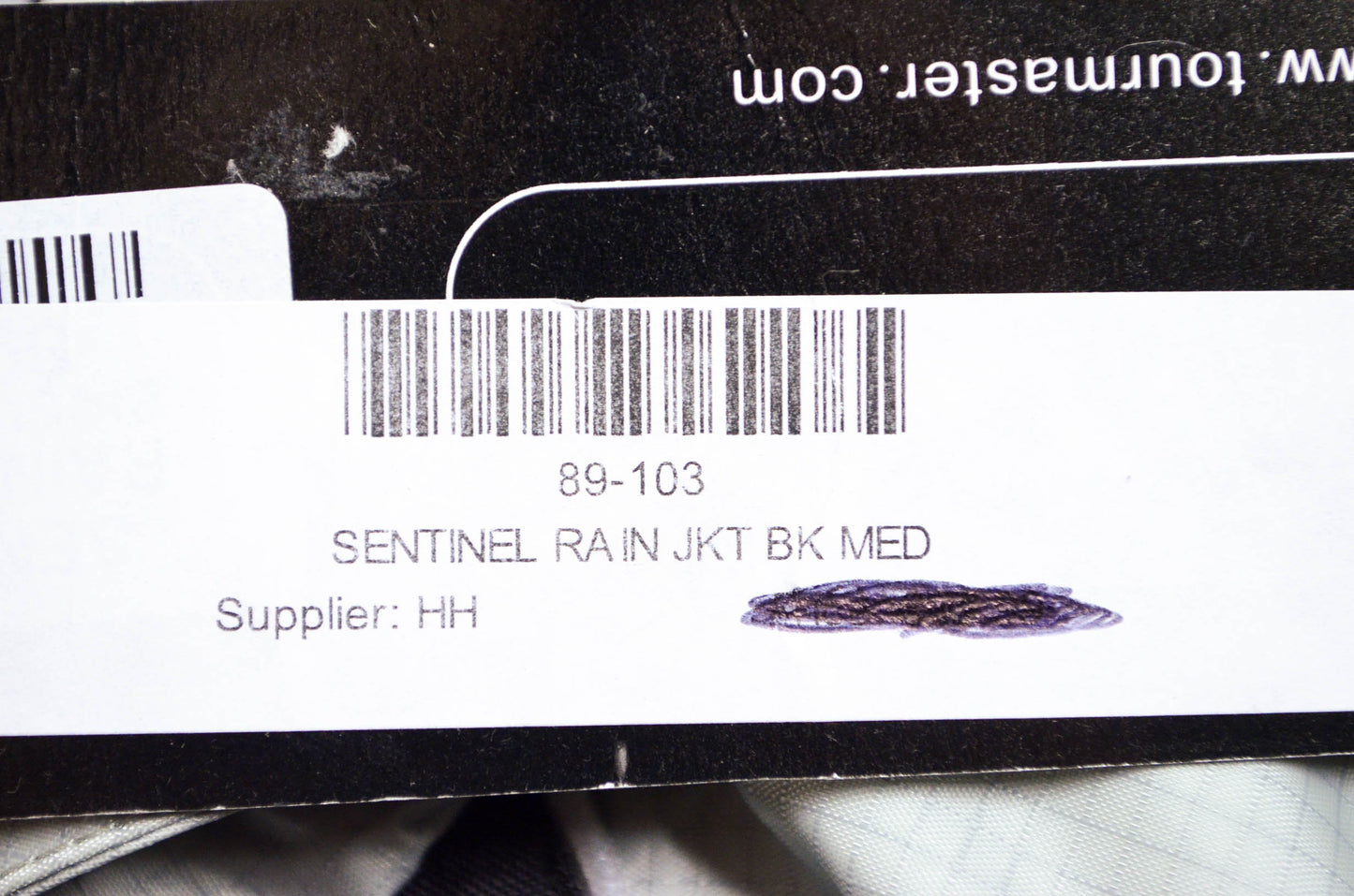 Medium Black Sentinal Rain Jacket NOS