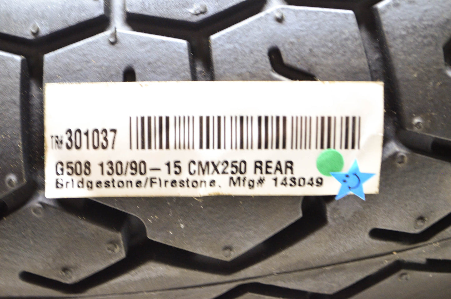 New Bridgestone 130/90-15M CMX250 Rear Tire NOS