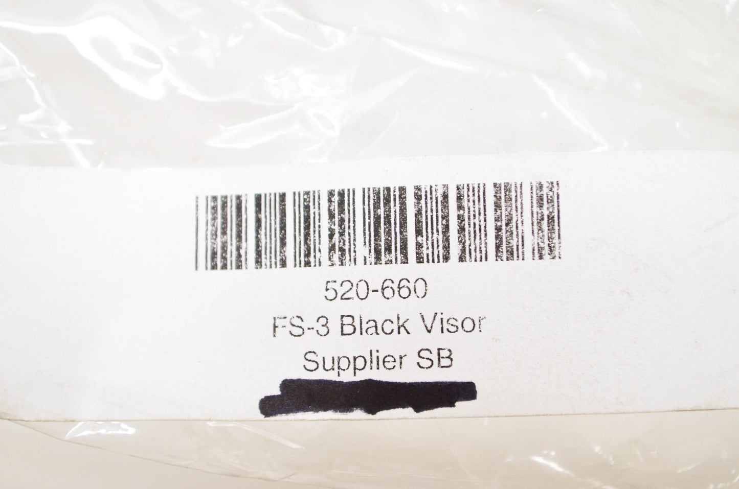 Black Visor NOS