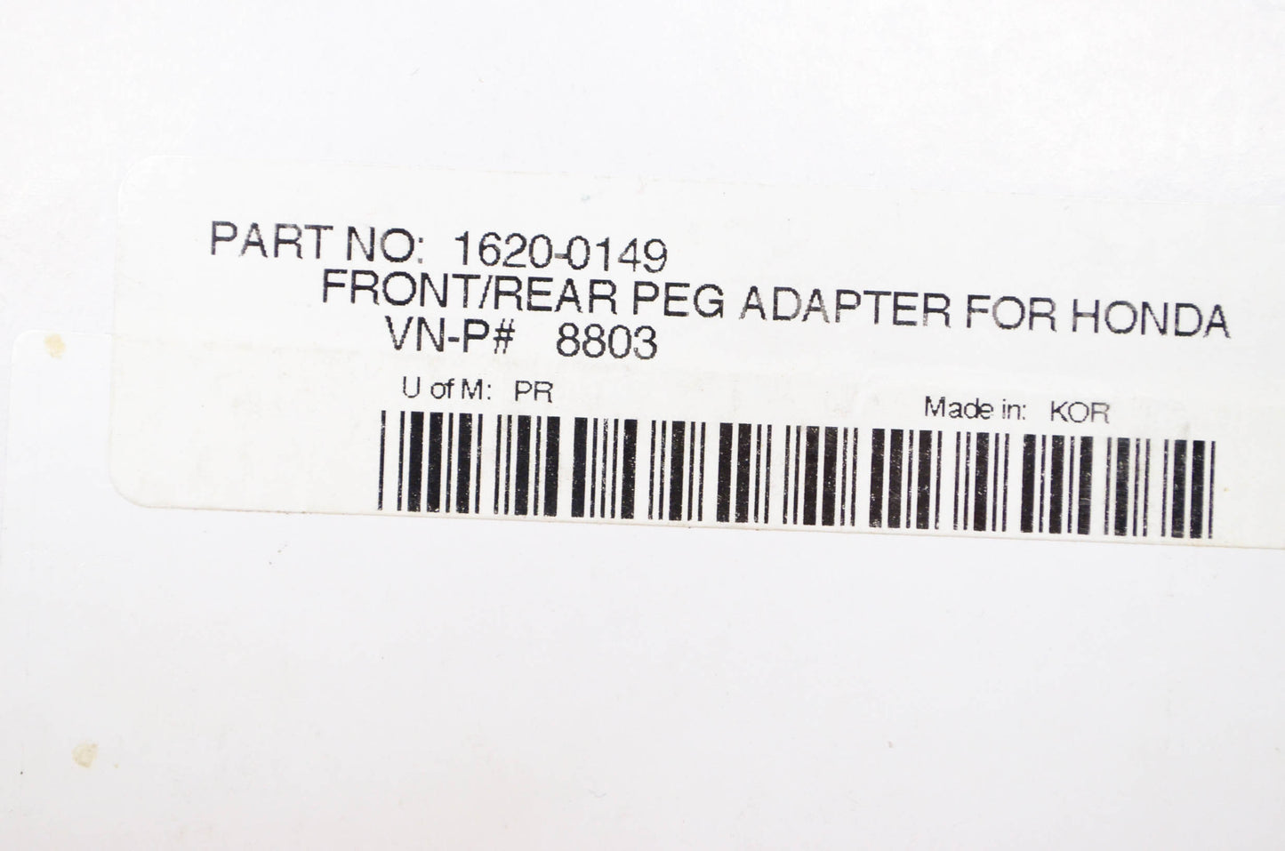Kuryakyn 1602-0149 Honda Peg Adapter NOS