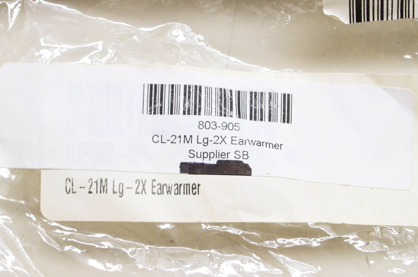New HJC CL-21M Lg-2X Ear warmer NOS