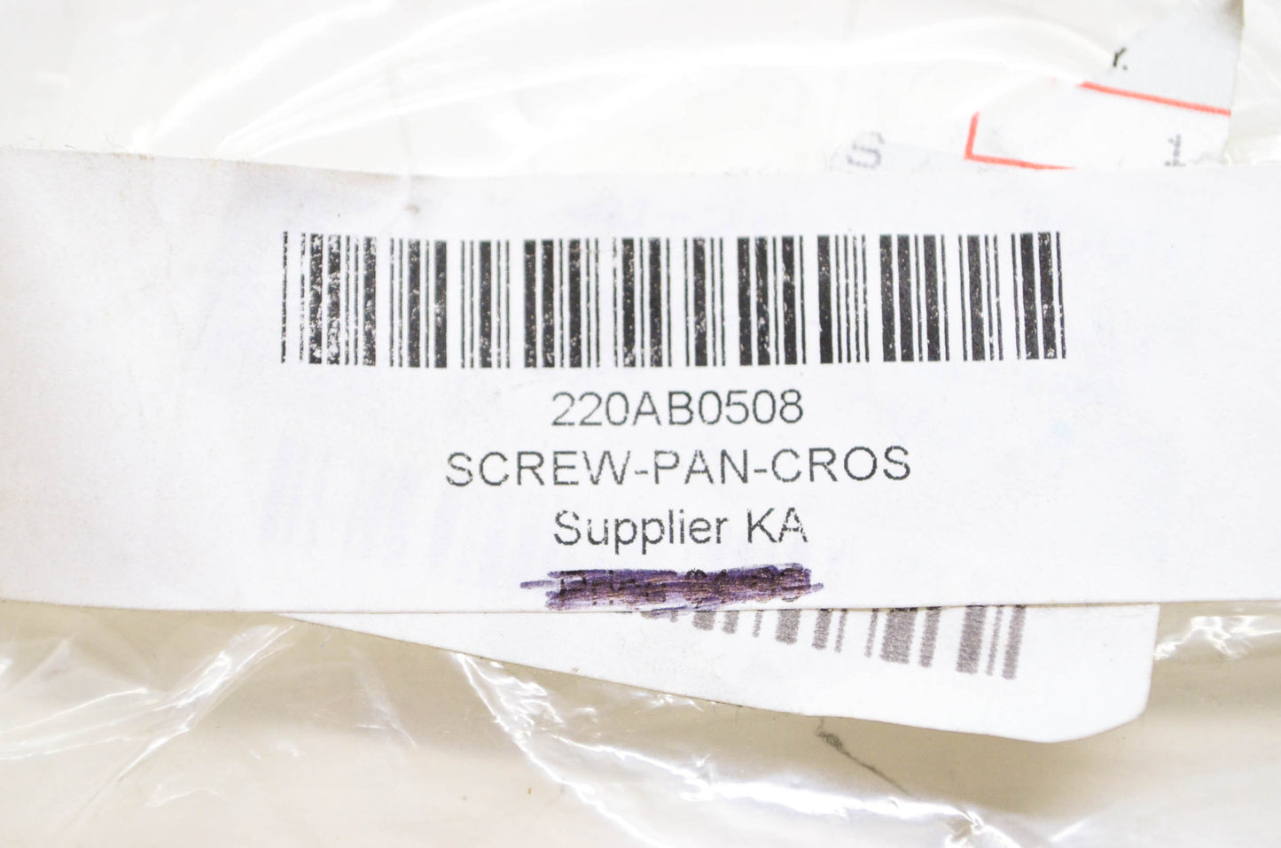 OEM Kawasaki 220AB0508 Pan Cross Screw NOS