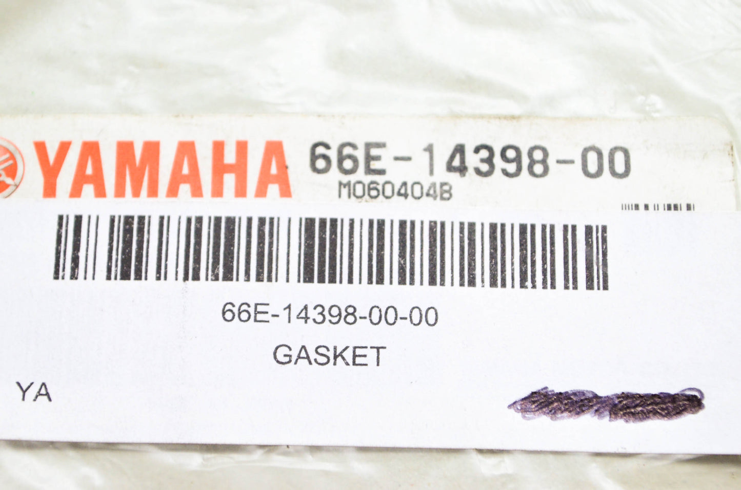 New OEM Yamaha 66E-14398-00-00 Gasket NOS