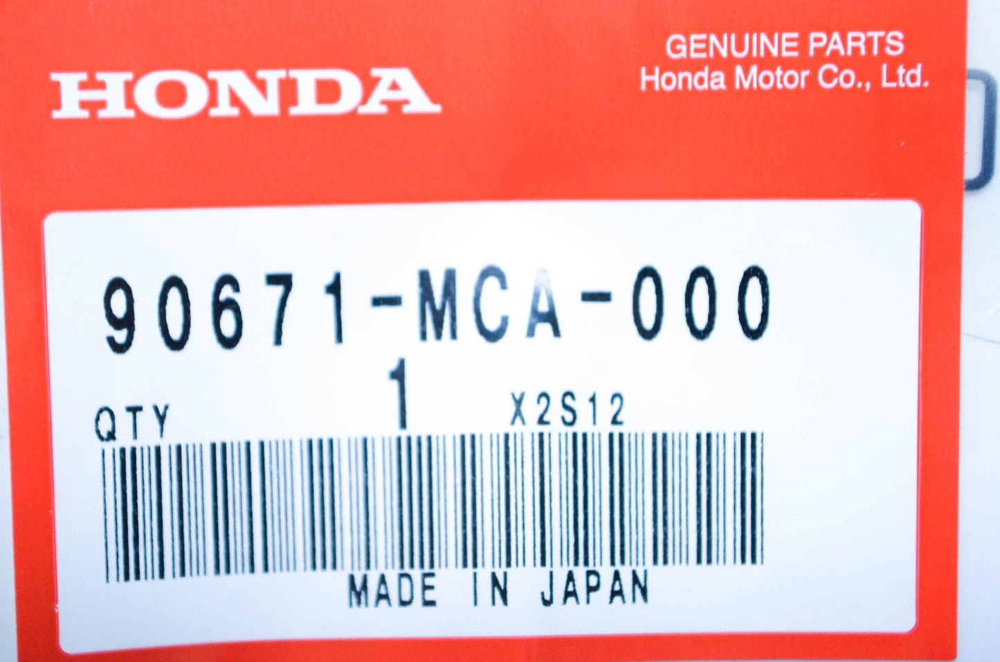 OEM Honda 90671-MCA-000 Panel Fixing Clip NOS