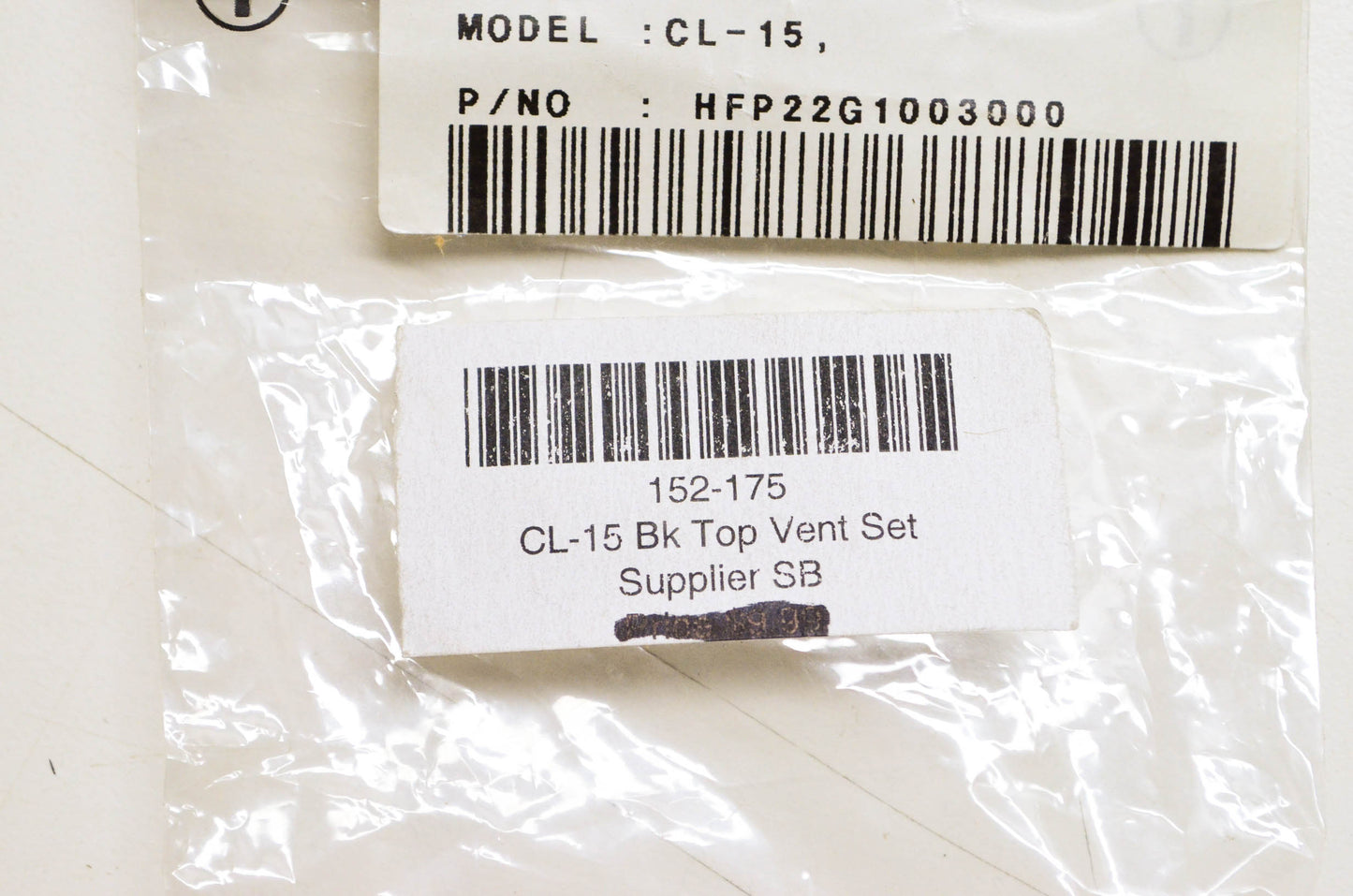 CL-15 Black Top Vent Kit NOS