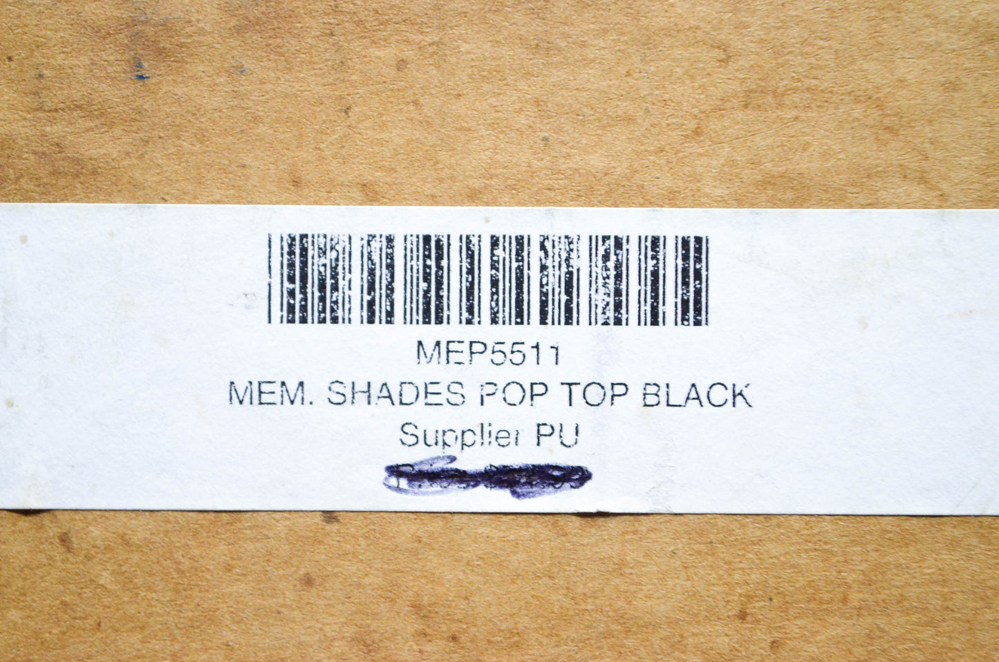 New Memphis Shades Black Pop Top Windshield NOS