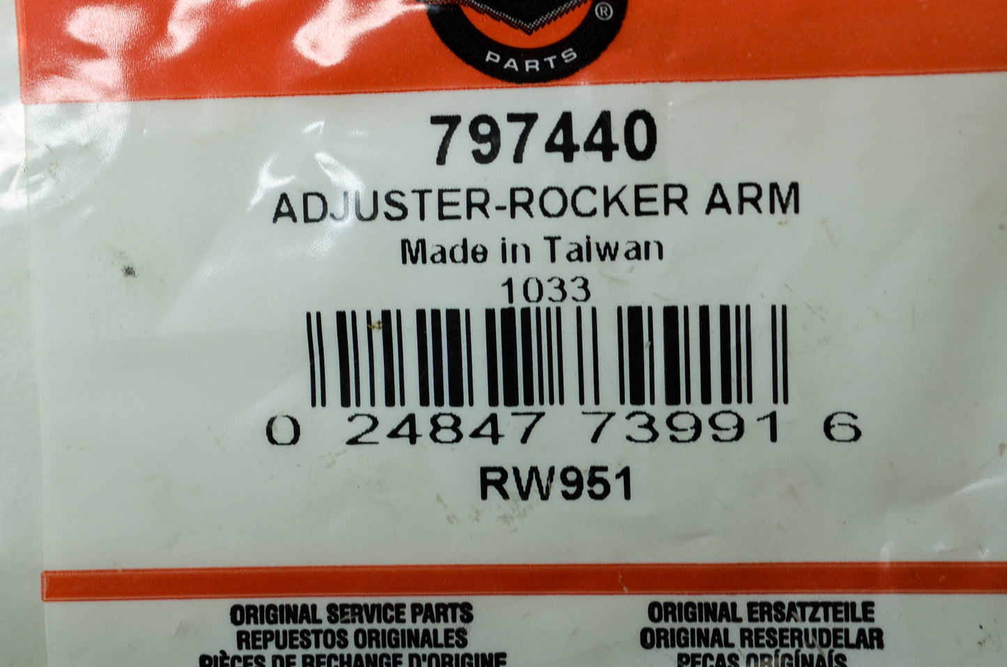 New OEM Briggs & Stratton 797440 Rocker Arm Adjuster NOS