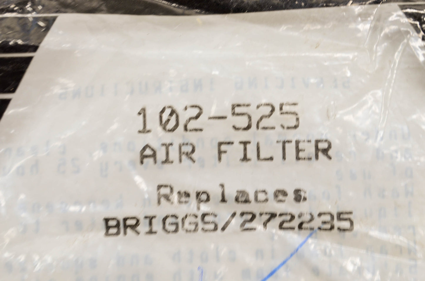 Stens 102-525, 272235 Air Filter 272235 NOS