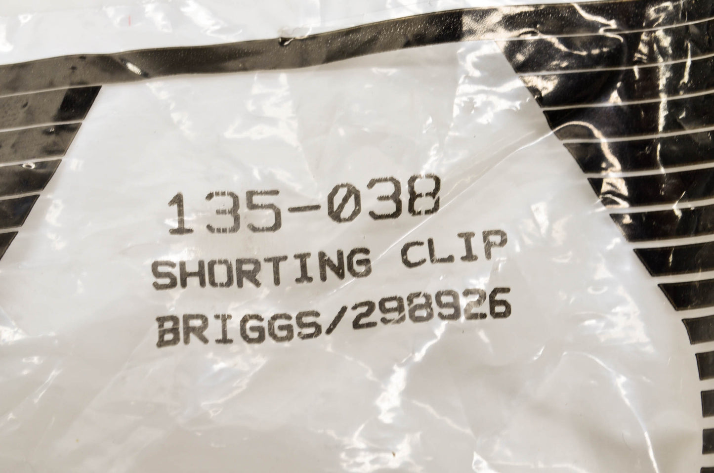 Shorting Clip 298926, 135-038 NOS