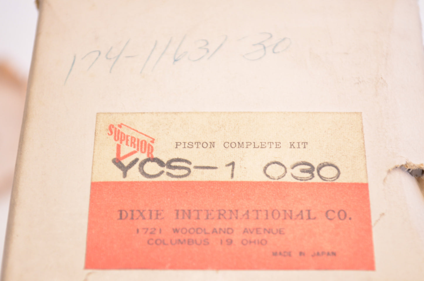 Superior 174-11631-30 , YCS-1 030 Yamaha Piston Kit 0.30mm NOS