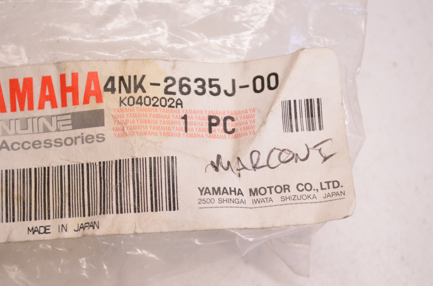 OEM Yamaha 4NK-2635J-00-00 Cap 2 NOS
