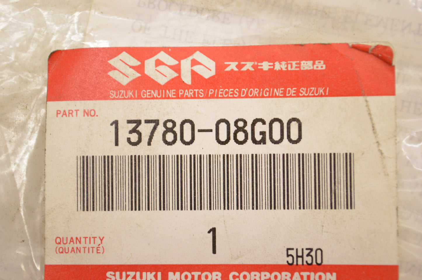OEM Suzuki 13780-08G00 Filter NOS