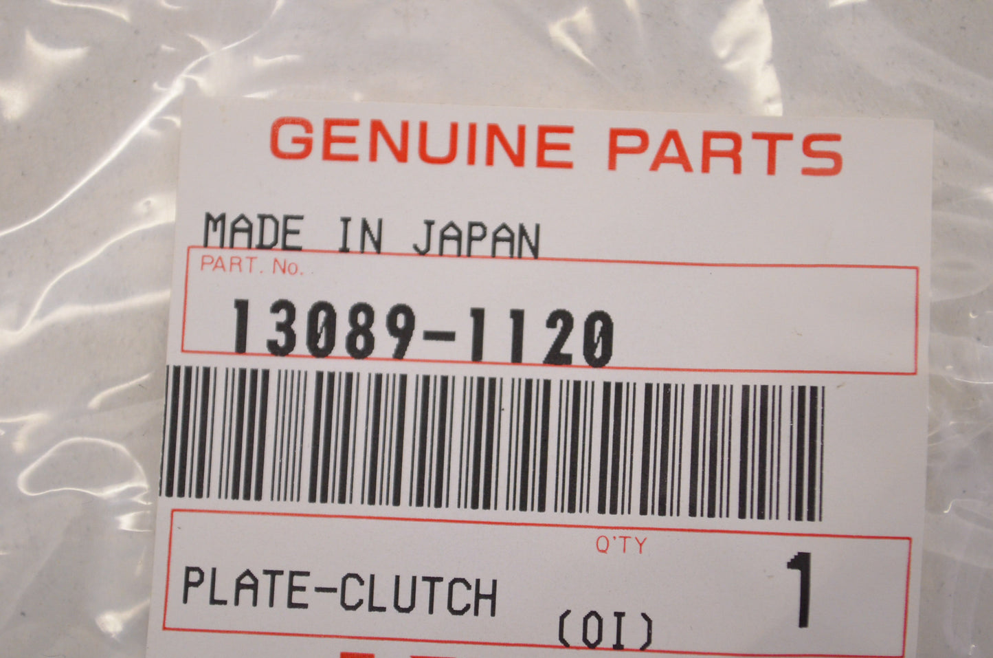 OEM Kawasaki 13089-1120 Clutch Plate NOS