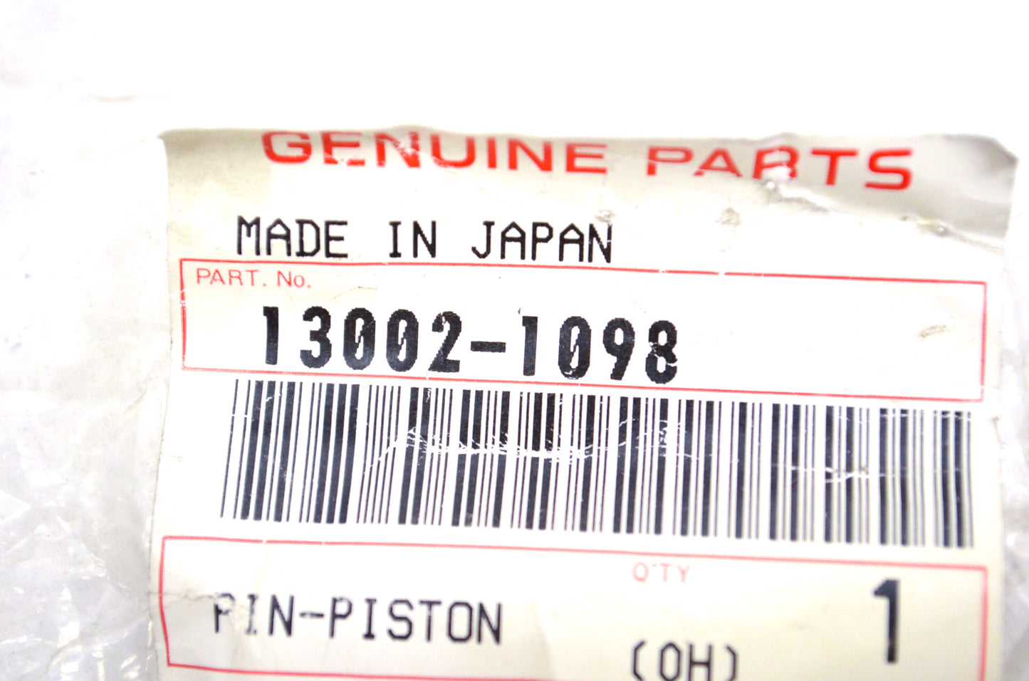 OEM Kawasaki 13002-1098 Piston Pin NOS