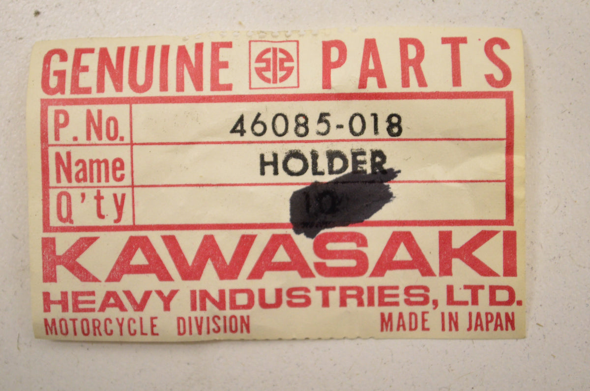 OEM Kawasaki 46085-018 Left Hand Switch Upper Holder A NOS
