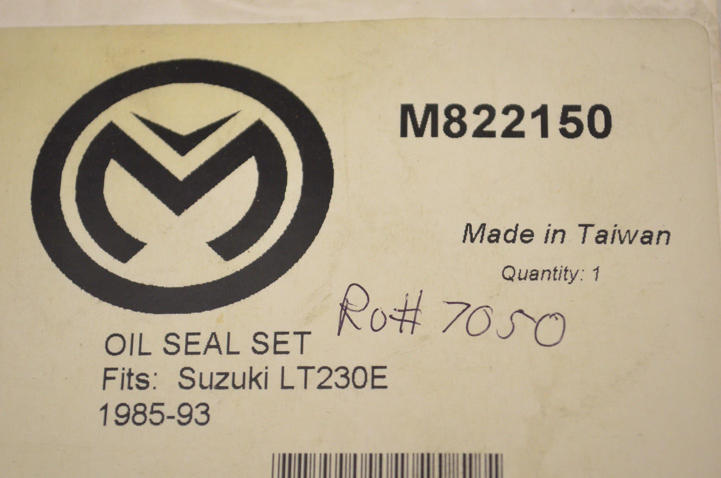 Winderosa M822150, 822150 Suzuki Oil Seal Kit NOS