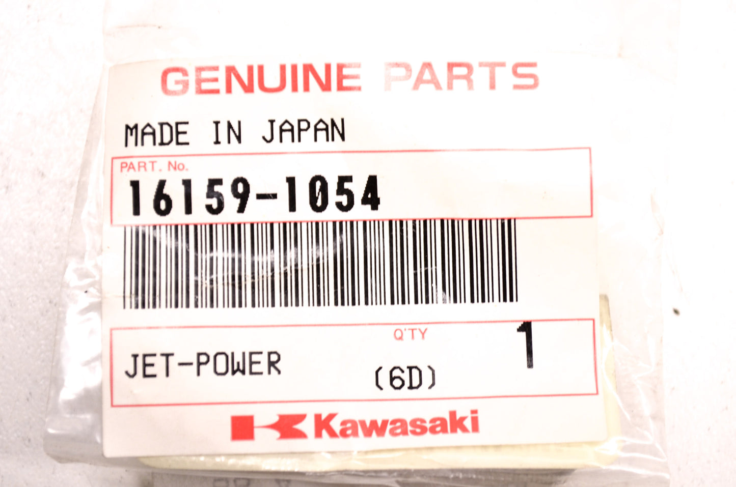 OEM Kawasaki 16159-1054 Power Jet NOS