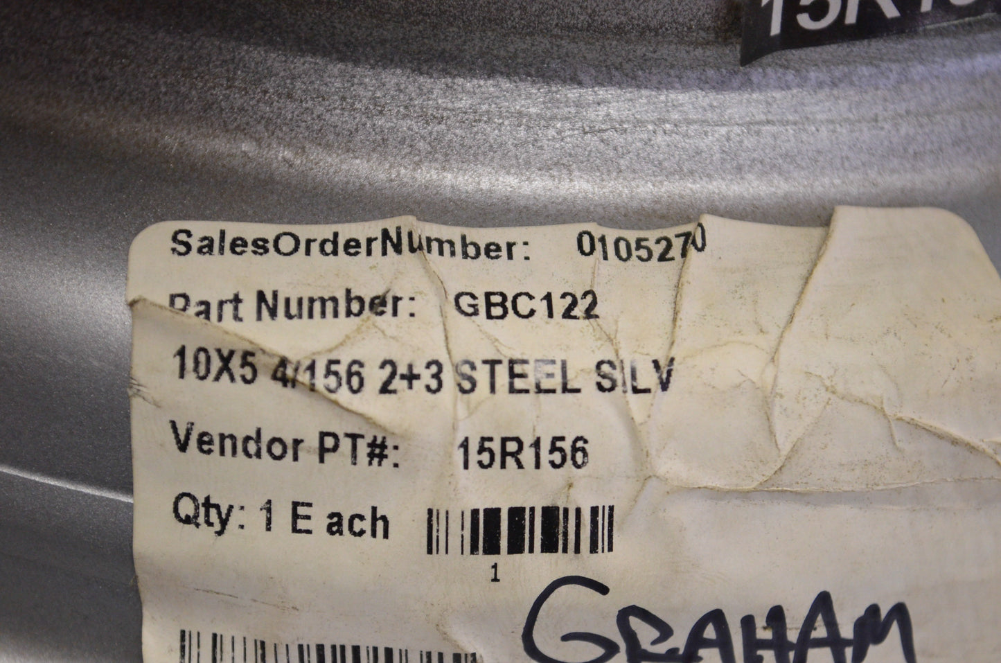 New ITP Steel Wheel 10x5 NOS