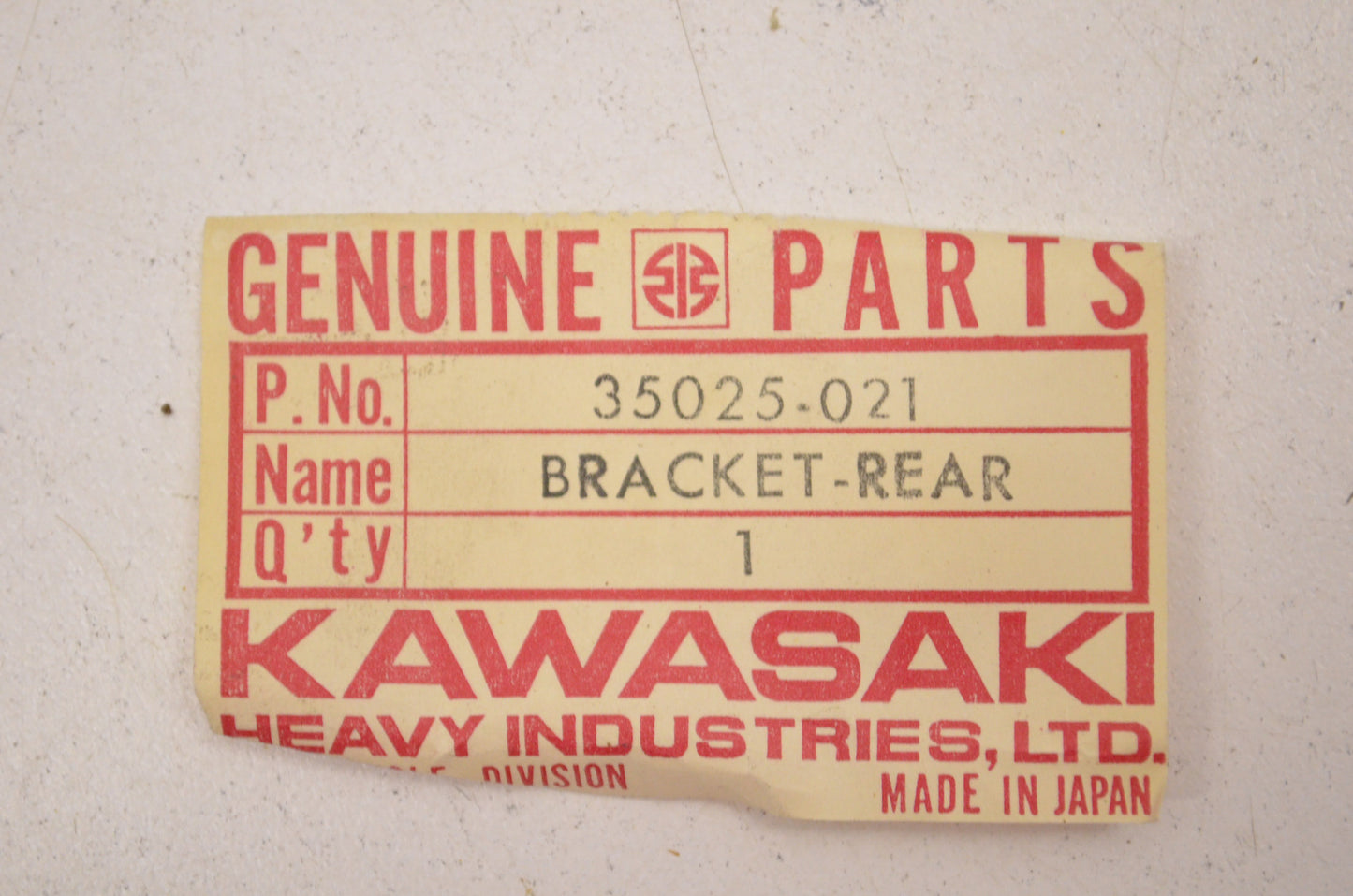 Rear Fender Bracket NOS