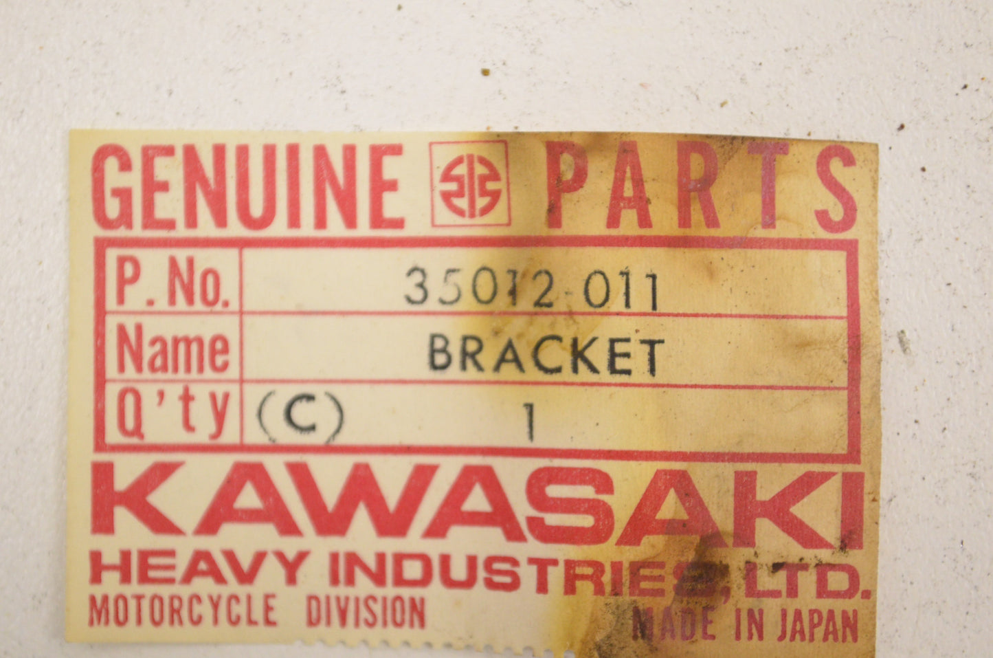 Front Fender Bracket NOS