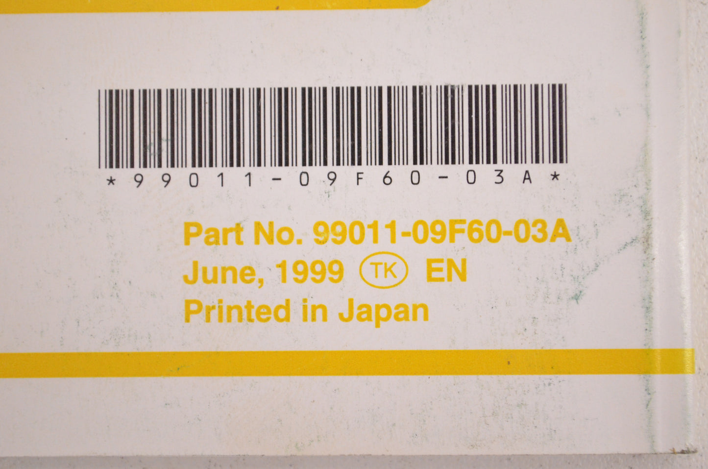 OEM Suzuki 99011-09F60-03A Owner's Manual LT-A500FY 2 NOS