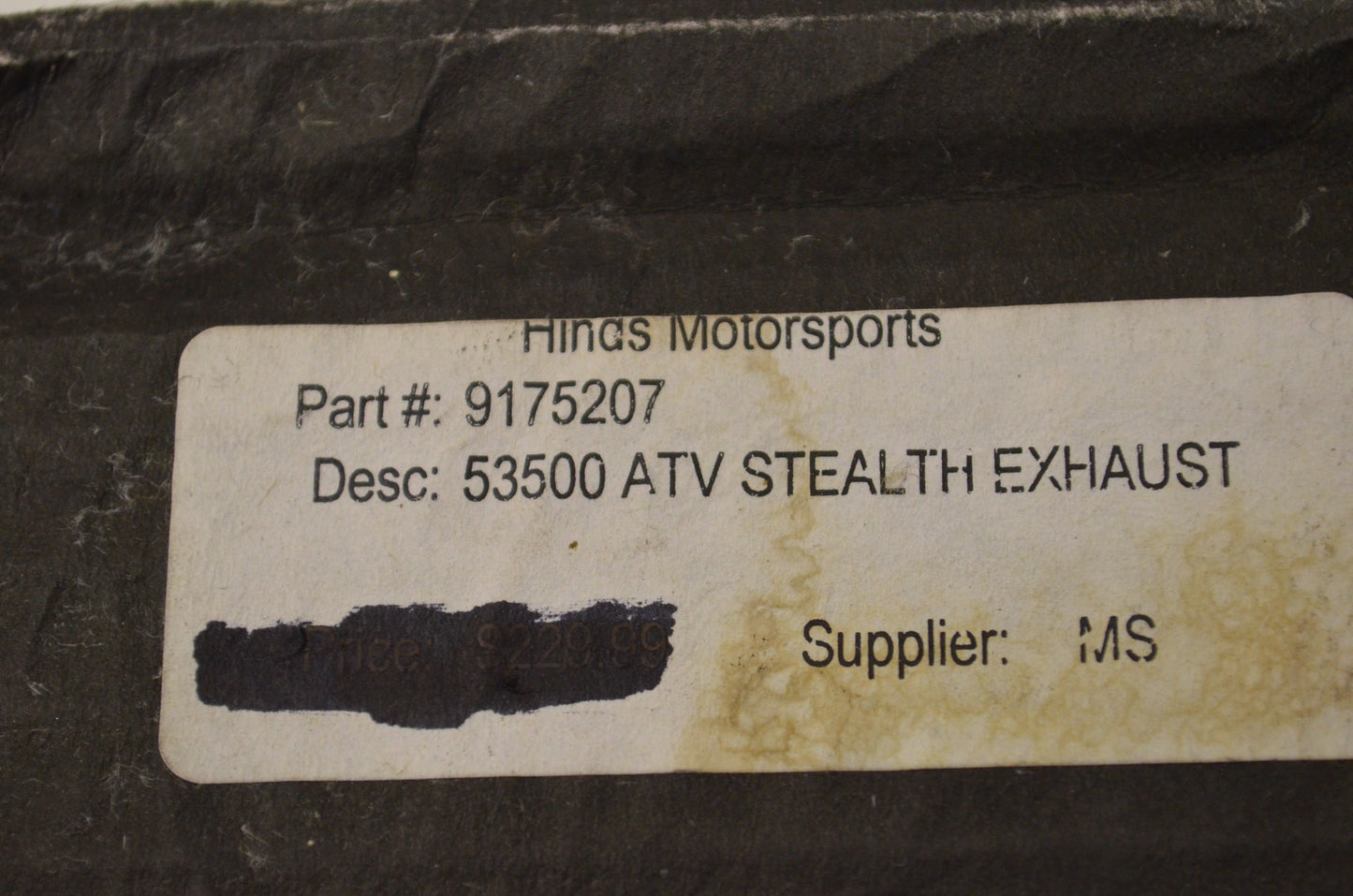 ATV Stealth Exhaust NOS