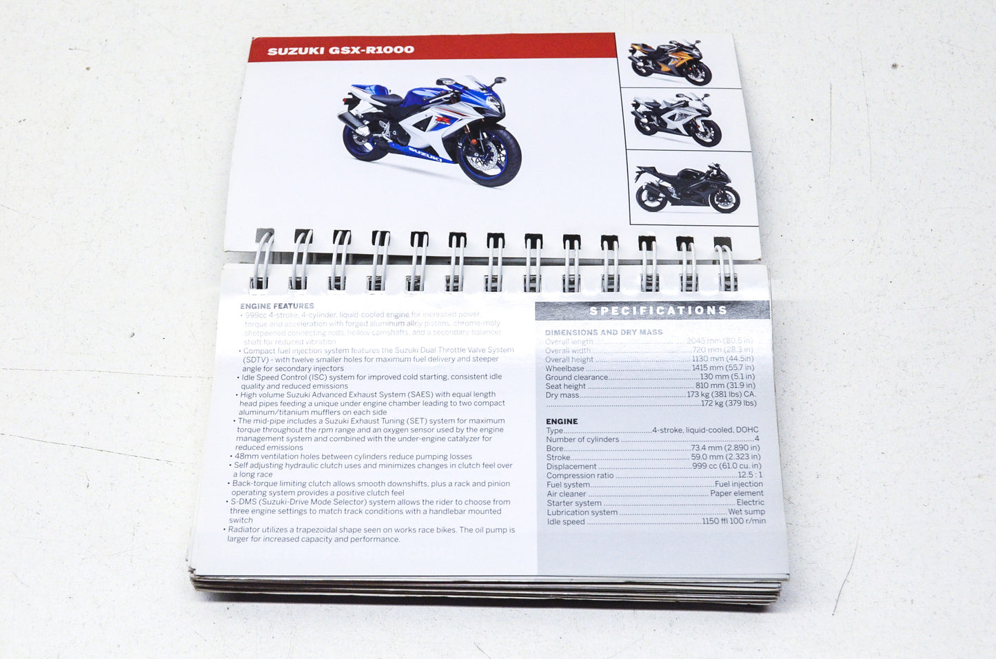 OEM Suzuki Motorcycle & Scooter Sales Guide 08 NOS