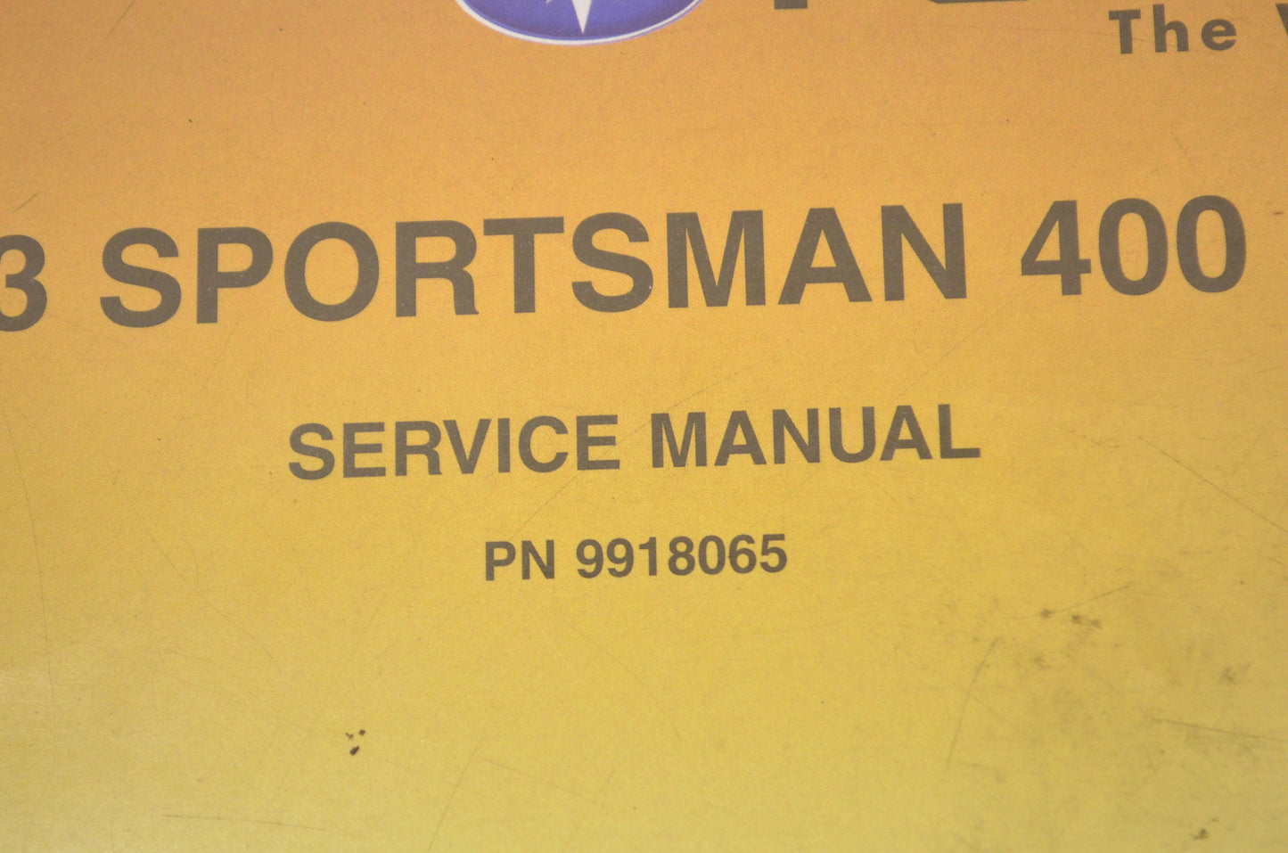 OEM Polaris 9918065 Service Manual 03 Sportsman 400/500
