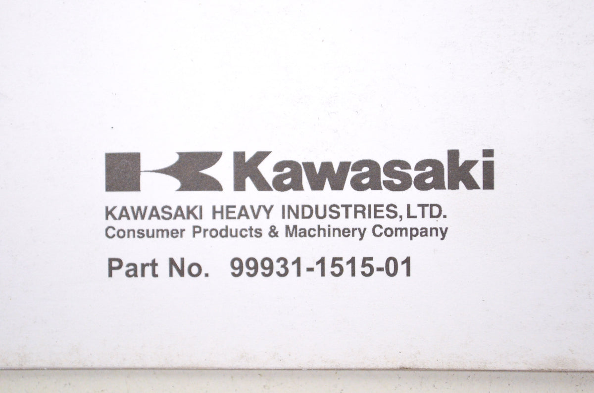 OEM Kawasaki 99931-1515-01 Recreation Utility Vehicle Assembly & Preparation Man