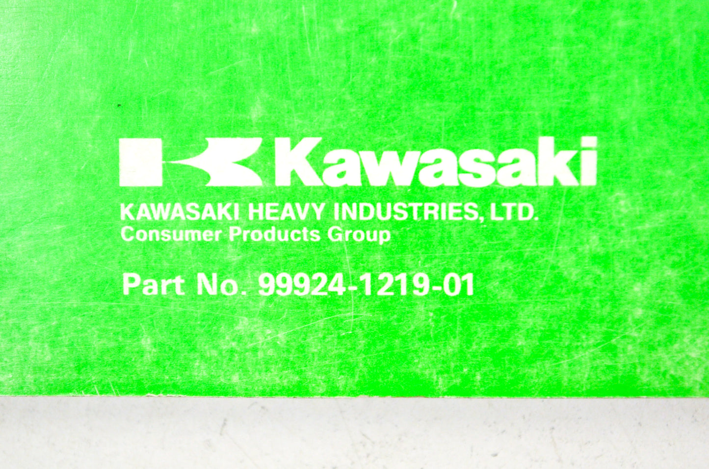 OEM Kawasaki 99924-1219-01 Service Manual KX80W/KX100C