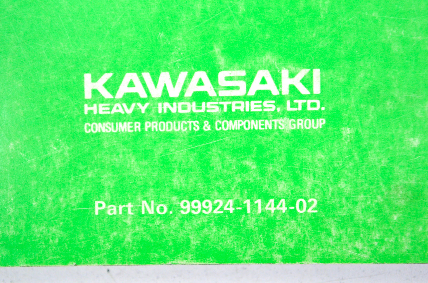 OEM Kawasaki 99924-1144-02 Service Manual KX80/100