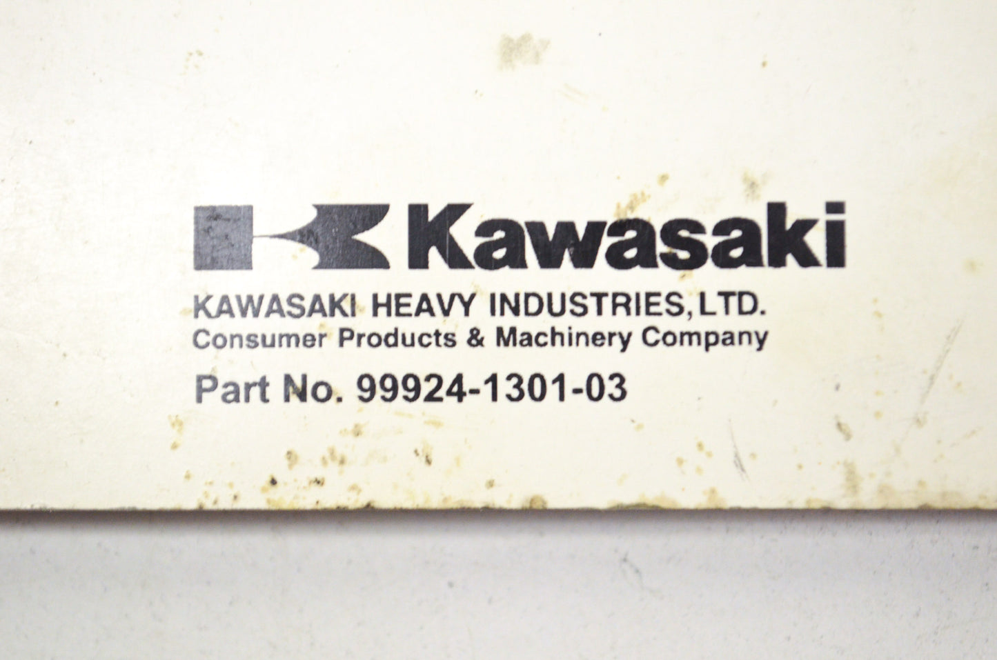 OEM Kawasaki 99924-1301-03 Service Manual KSF400A