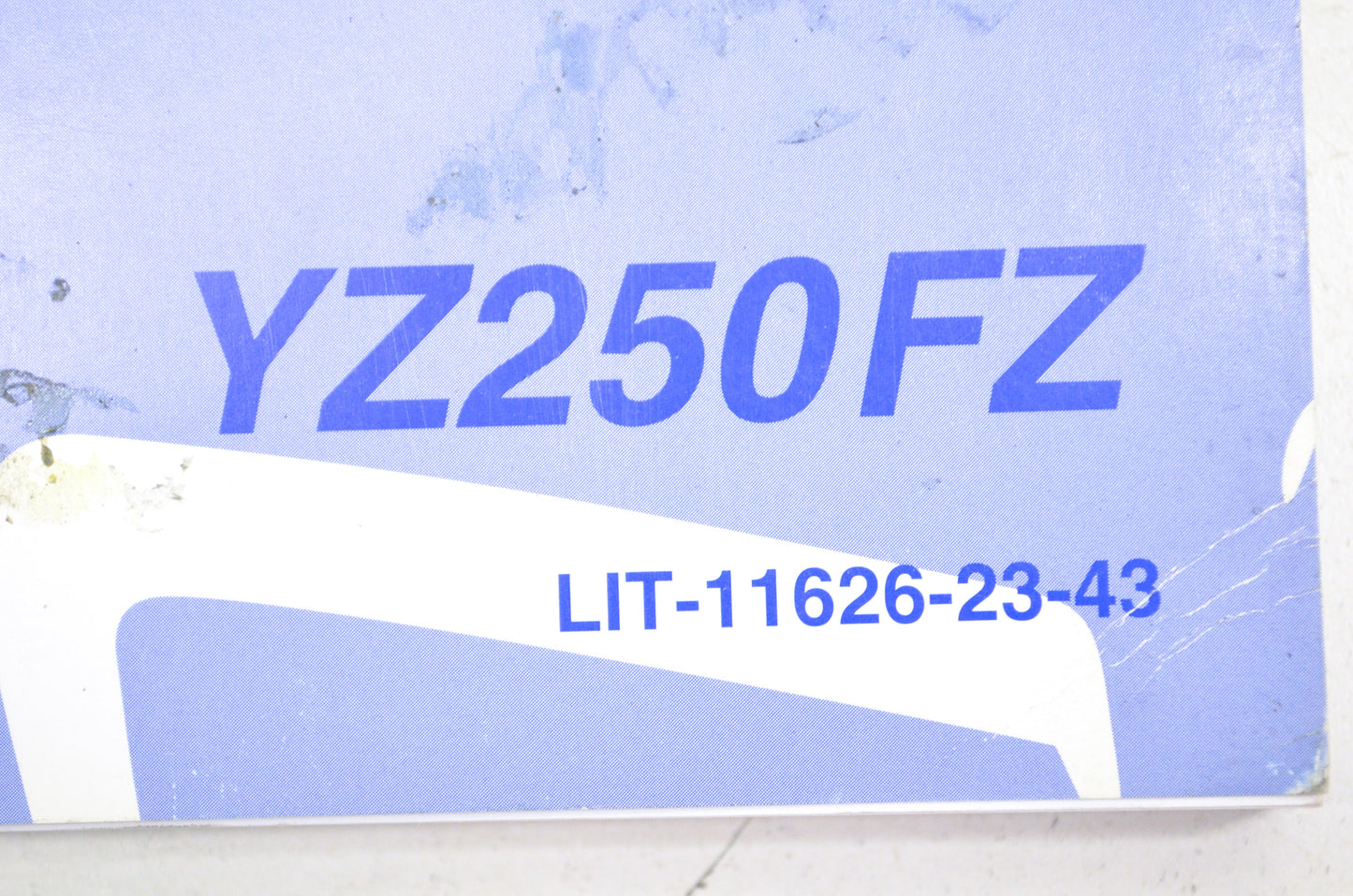 OEM Yamaha LIT-11626-23-43 YZ250FZ Owner's Service Manual