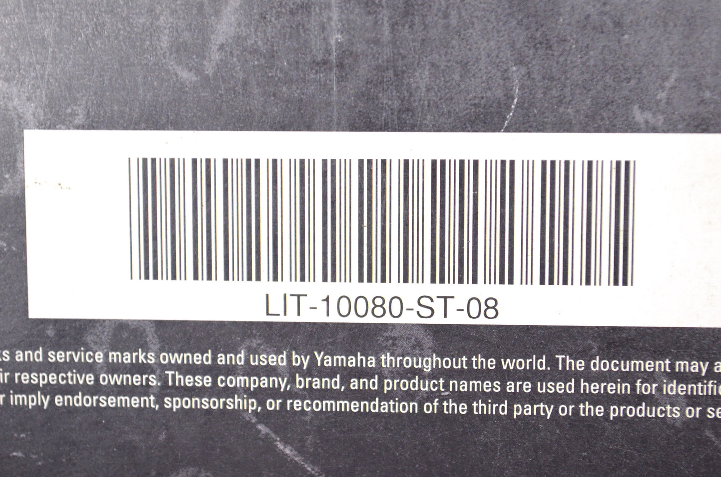 OEM Yamaha LIT-10080-ST-08 Manual 09 STAR ACC /APP CAT