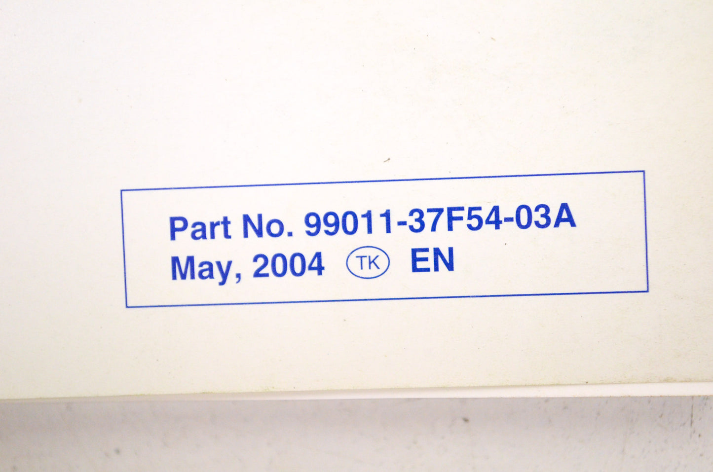 OEM Suzuki 99011-37F54-03A Owner's & Service Manual RM250K5 20 NOS
