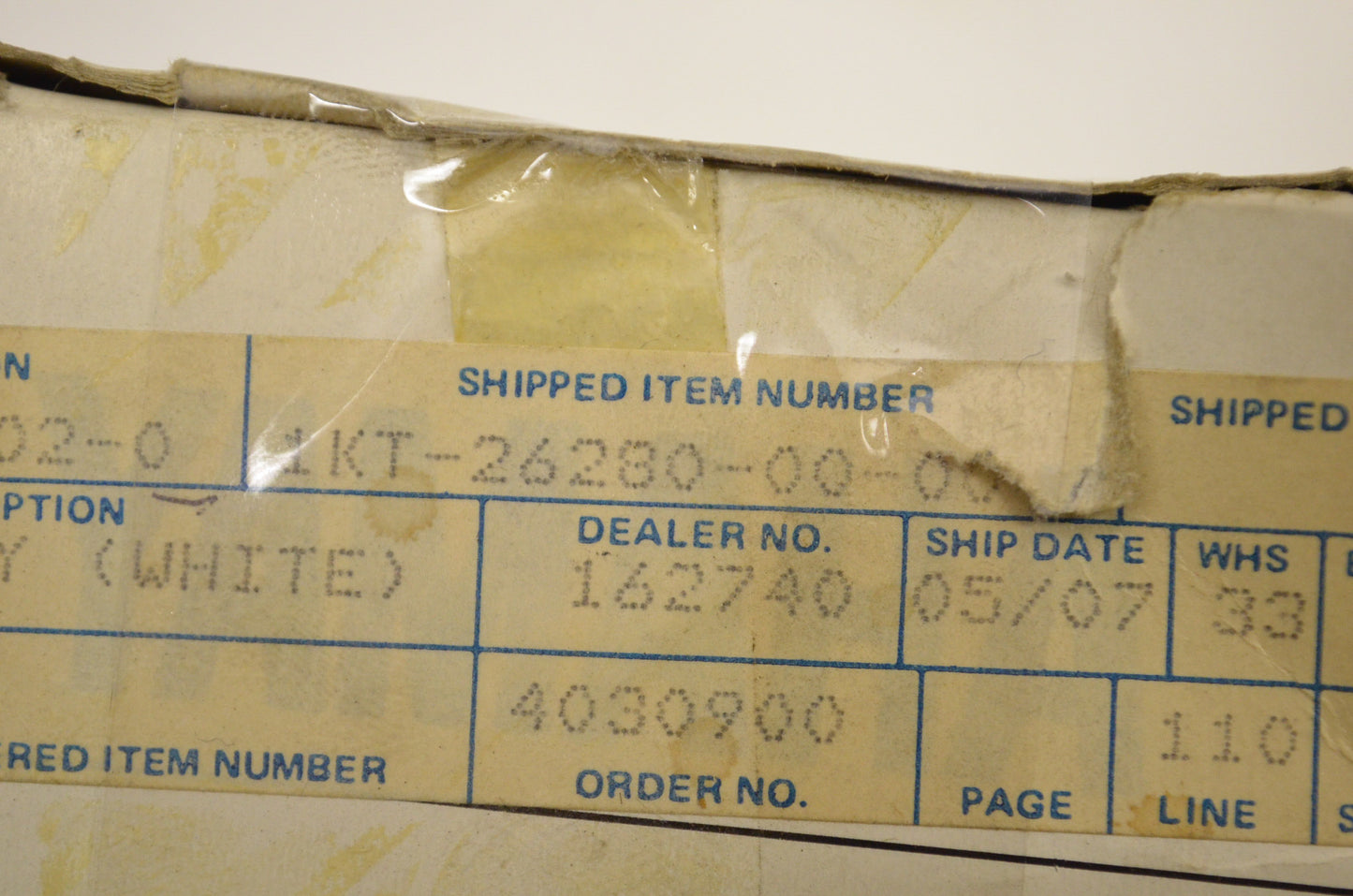 New OEM Yamaha Mirror Assembly NOS